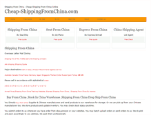 Tablet Screenshot of cheap-shippingfromchina.com
